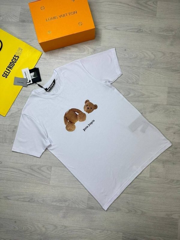 Bear Men’s Tshirt in white color Bear Men’s Tshirt in white color