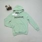 Moncler Hoodies in sea green Color