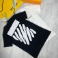 Off -White Men Women Tshirts Replica Waive Diag Reps T-shirts in black color