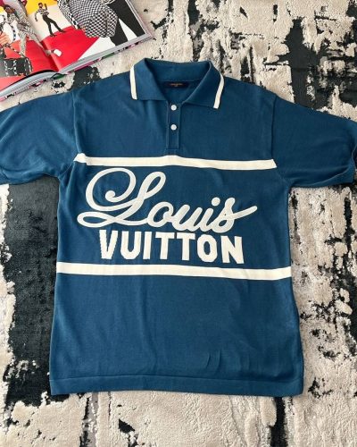 Louis Vuitton Polo Shirt in Blue Colour Louis Vuitton Polo Shirt in Blue Colour