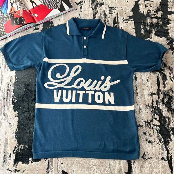 Louis Vuitton Polo Shirt in Blue Colour