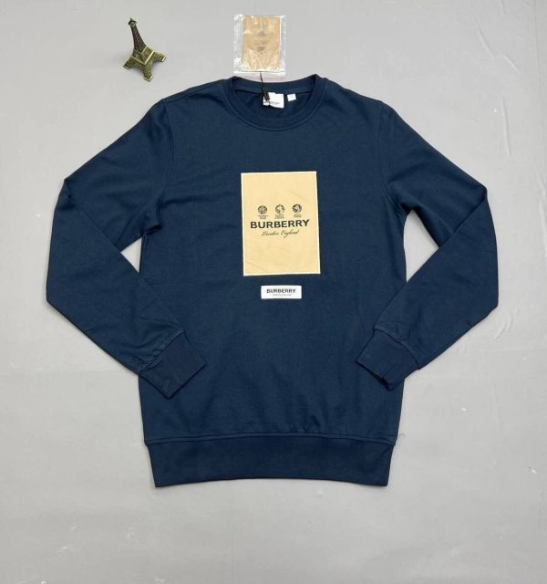 Burberry London England Men Women Wool Jumpers in navy blue color Burberry London England Men Women Wool Jumpers in navy blue color
