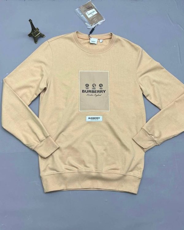 Burberry London England Men Women Wool Jumpers in beige color