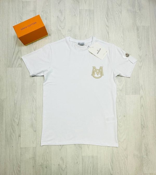 Moncler Men Women Tshirts in white colorMoncler Men Women Tshirts in white color Moncler Men Women Tshirts in white color