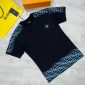 Fendi Roma Fashionably Designed T-shirts in black color