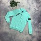 Stone Island Zip ups Jumpers in turquoise color