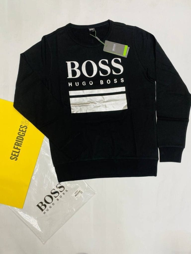 Hugo Boss Salbo Sweatshirt in Black color