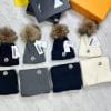 Moncler Women’s Reps Hats Scarf Set Logo Knitted