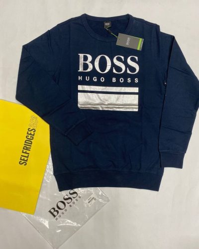 Hugo Boss Salbo Sweatshirt in navy blue color