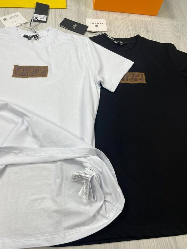 Fendi Monogram T Shirt in white color Fendi Monogram T Shirt in white color