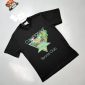Burberry Men Luxury Shorts Round Neck Set Vertical Logo Tshirt in black color