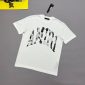 Amiri Graffiti Letter Logo Men Women Cotton Replica Cheap T-shirt in white color