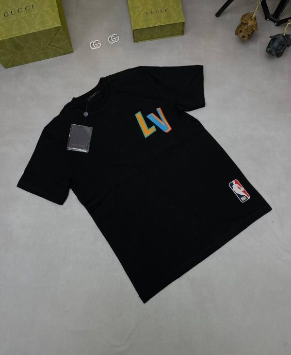 LV x NBA T-shirts in black Color LV x NBA T-shirts in black Color