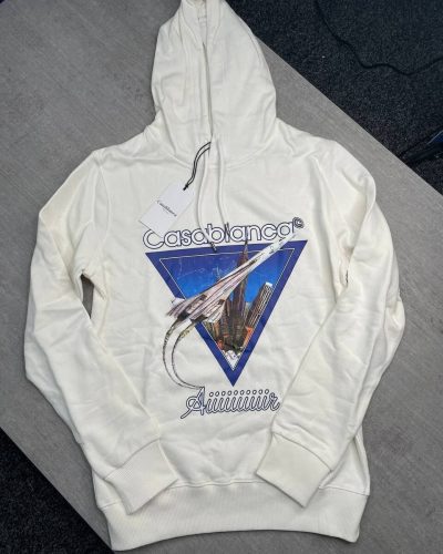 Casablanca Rocket Air Hoody in white color