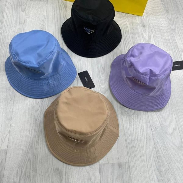 Prada Milano Re-Nylon Bucket Hat blue