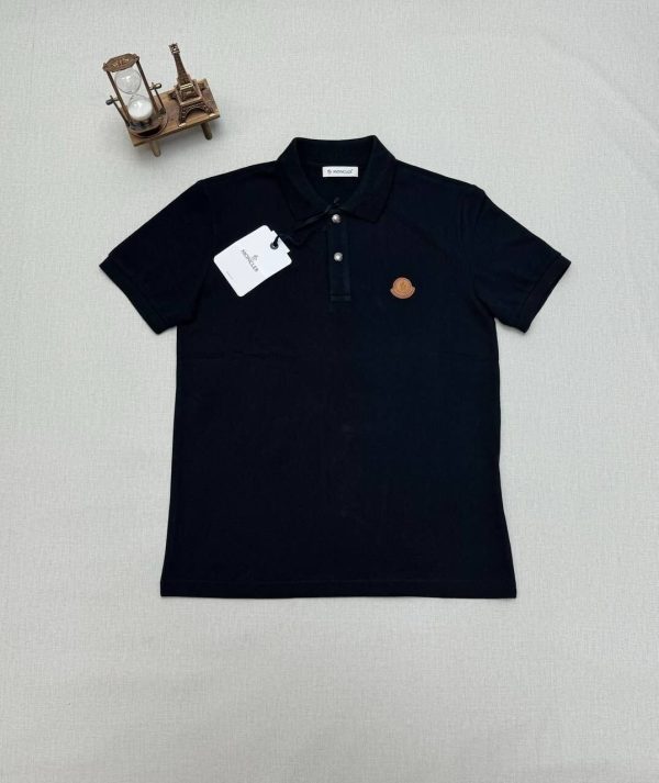 Moncler Replica Polo Shirt Men’s Women’s In Black Colour Moncler Replica Polo Shirt Men’s Women’s In Black Colour