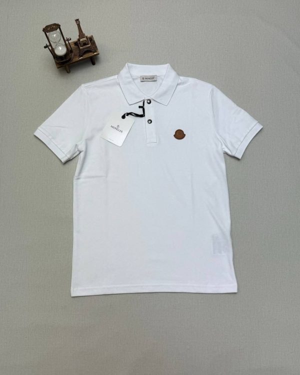 Moncler Replica Polo Shirt Men’s Women’s In White Colour