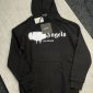 Palm Angels Sprayed Black Color Hoodie