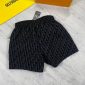 Dior Printed Swim Outwear Bootleg Shorts in black color