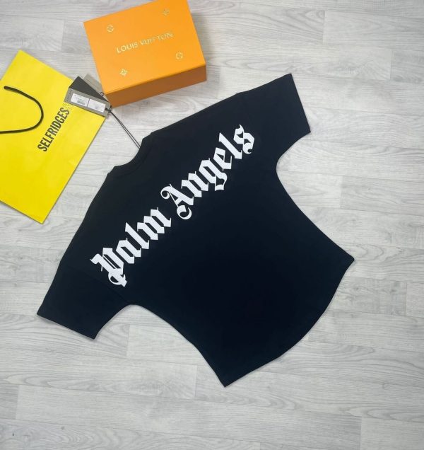 Moncler X Palm Angels Women Replica Oversized T-shirts in black color Moncler X Palm Angels Women Replica Oversized T-shirts in black color
