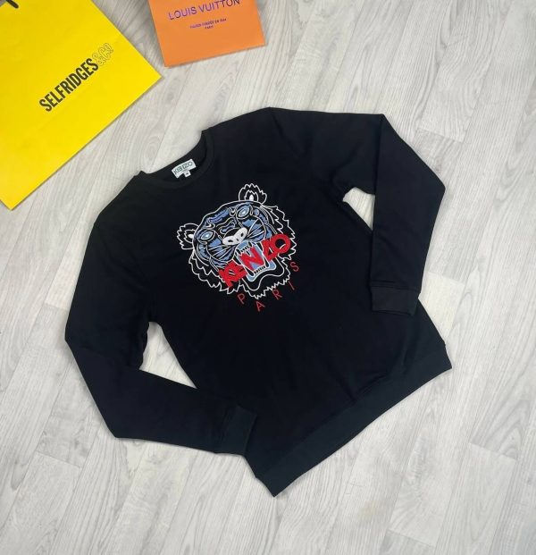 Kenzo Jumpers in black color Kenzo Jumpers in black color