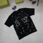 Louis Vuitton Mens Womens T-shirt in black color