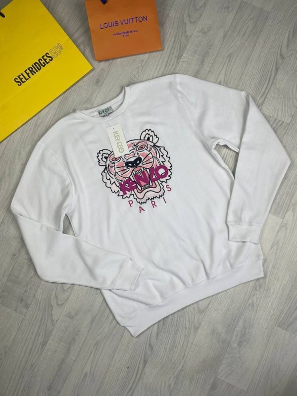 Kenzo Jumpers in white color Kenzo Jumpers in white color