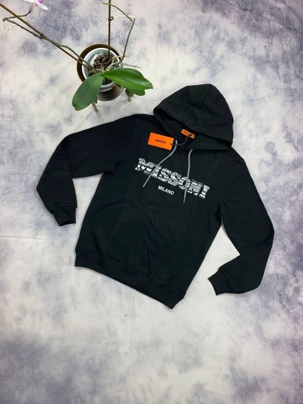 Missoni Hoodie in black Color Missoni Hoodie in black Color