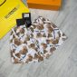 Palm Angel Men Teddy Bear shorts in white color