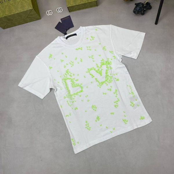 Louis Vuitton Mens Womens T-shirt in white color