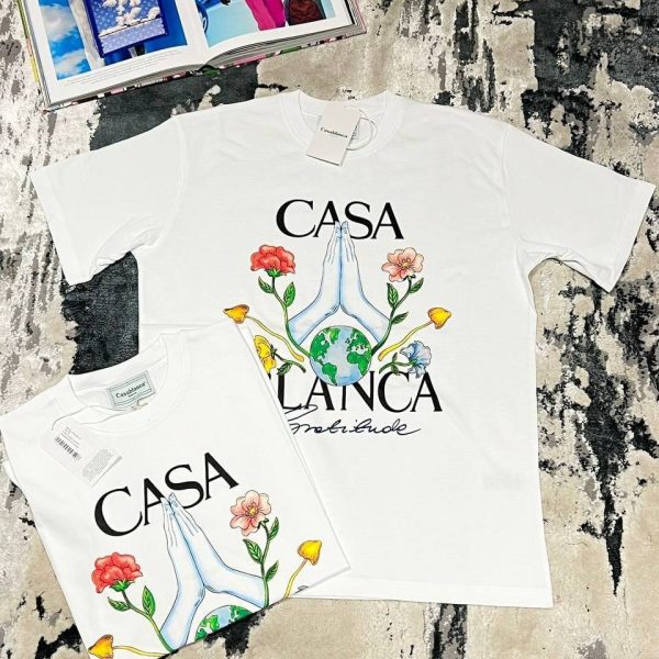 Casablanca Gratitude T-Shirt White