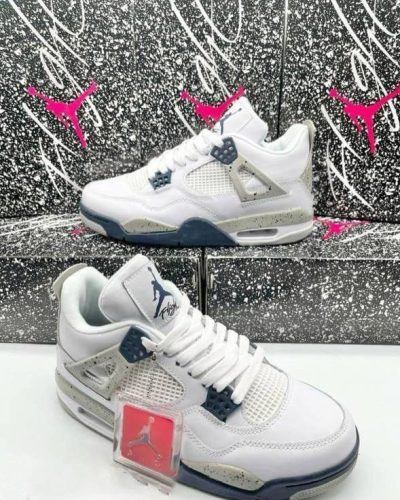 Nike Air Jordan 4 Mens Trainers Retro Midnight Navy