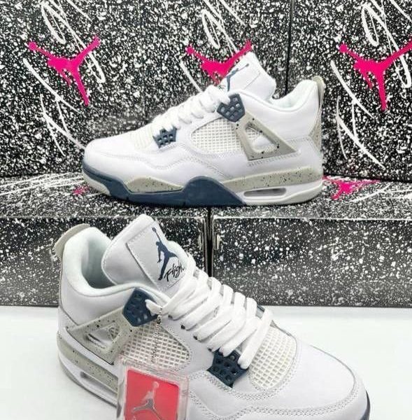 Nike Air Jordan 4 Mens Trainers Retro Midnight Navy