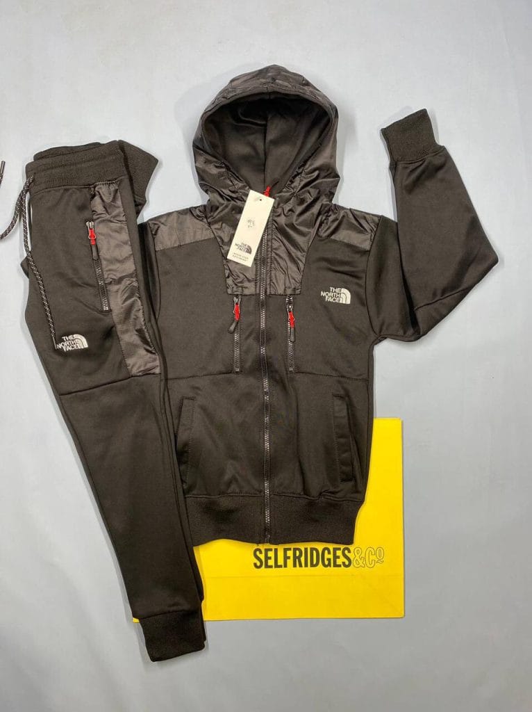 The North Face Kids Tracksuit in black color