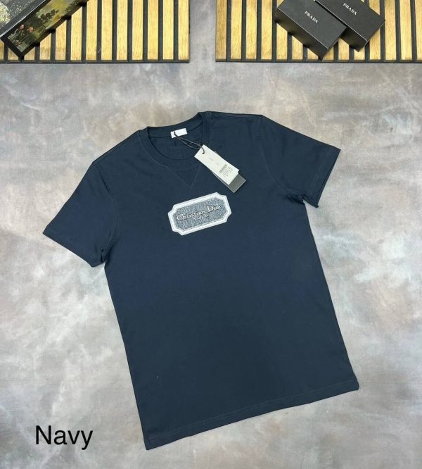 Christian Dior Christian Dior Couture Relaxed-Fit T-Shirt in blue color Christian Dior Christian Dior Couture Relaxed-Fit T-Shirt in blue color
