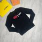 Palm Angels Sprayed Jumper Sweater in black color