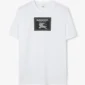 Burberry London England T-Shirt Printed Tshirt in white color