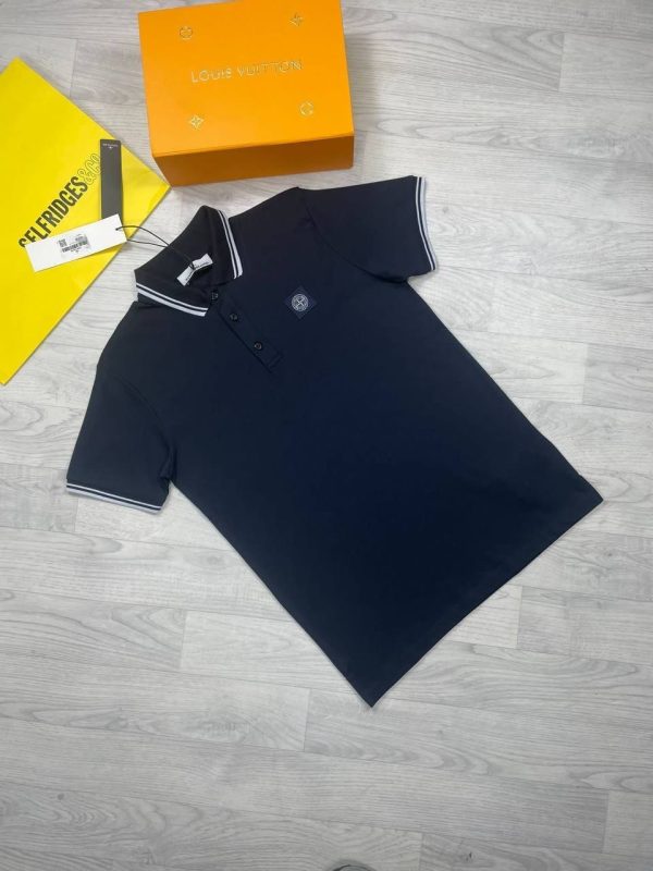 Stone Island Polo Shirt in Navy Blue Color Stone Island Polo Shirt in Navy Blue Color