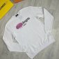 Palm Angels Sprayed Jumper Sweater in white color