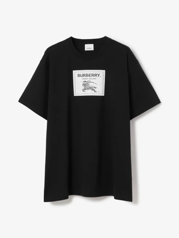 Burberry London England T-Shirt Printed Tshirt in black color Burberry London England T-Shirt Printed Tshirt in black color