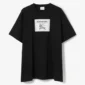 Burberry London England T-Shirt Printed Tshirt in black color