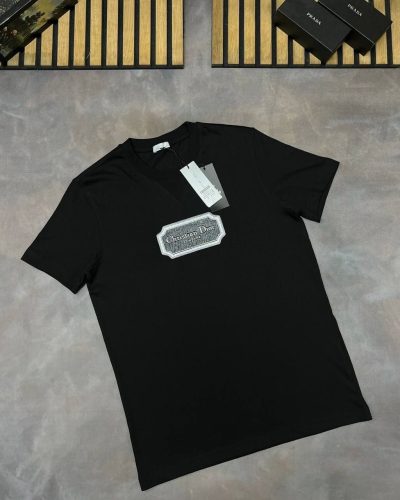 Christian Dior Christian Dior Couture Relaxed-Fit T-Shirt in black color Christian Dior Christian Dior Couture Relaxed-Fit T-Shirt in black color