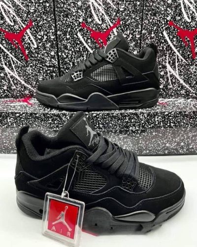 Nike Jordan 4 Retro Black Cat – Men’s Stealth Kicks