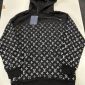 Louis Vuitton Gradient Hoodies in black color
