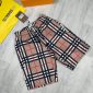 Burberry Replica Men's Black Short Luxury Designer Logo Printed