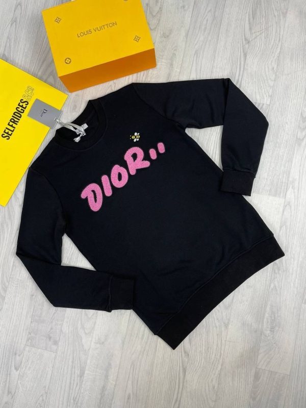 Dior Printed Kaws Sweatshirt Jumpers in black color Dior Printed Kaws Sweatshirt Jumpers in black color