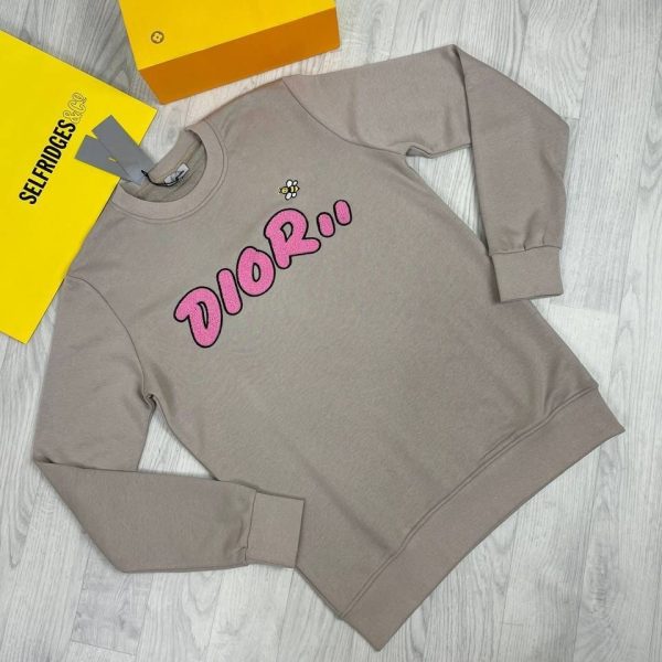 Dior Printed Kaws Sweatshirt Jumpers in brown color