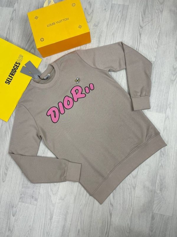 Dior Printed Kaws Sweatshirt Jumpers in brown color Dior Printed Kaws Sweatshirt Jumpers in brown color