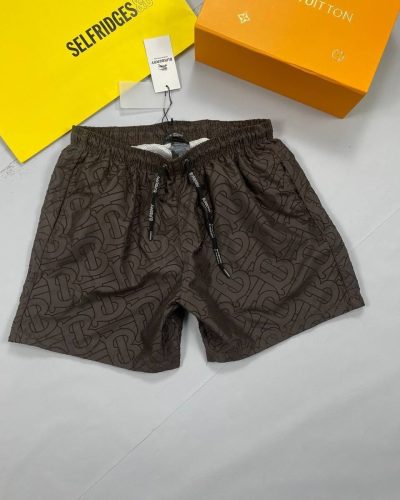 Burberry Men’s Shorts Graphic in brown color