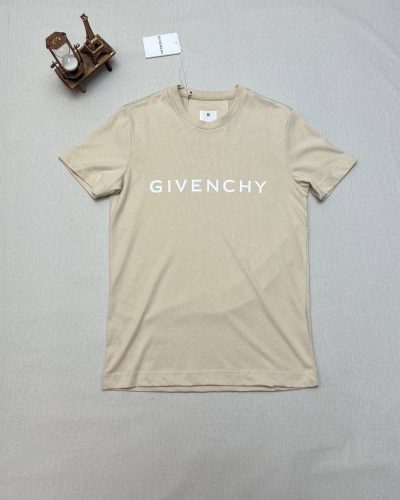 Givenchy Vintage Slim T-Shirts Replica Sale UK in beige color